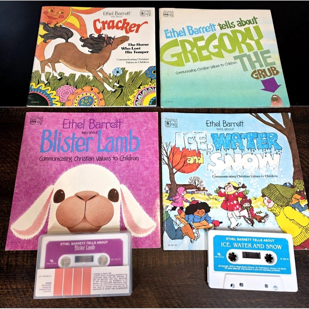 Ethel Barrett Books & Cassette Tapes Cracker Blister Lamb Gregory Ice Water Snow